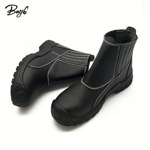 Botas de Seguridad Industriales para Electricistas, con Puntera de Acero, de Cuero Repujado, para Trabajos en el Suelo - Product Image 4