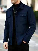 Veste bomber décontractée élégante pour homme, coupe ajustée, légère, pour la randonnée en plein air, vêtements de sport personnalisés OEM/ODM