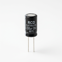 Condensateur électrolytique en aluminium RCD Dabiao 16V 680uF 8.0x14mm Série CD81