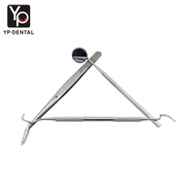 Kit d'extraction dentaire couteau de sculpture de dentiste pince à épiler outil de nettoyage de sonde de miroir