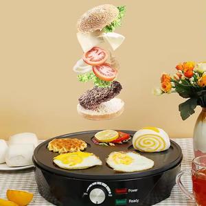 Vente chaude Unique Flip & Stack Pancake Maker Intérieur De Table Électrique 5 Fluffy Pancake Machine Température Réglable - Product Image 3