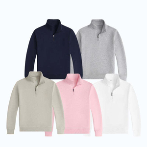 Maglione da <span class=keywords><strong>Uomo</strong></span> con <span class=keywords><strong>Mezza</strong></span> <span class=keywords><strong>Zip</strong></span>, <span class=keywords><strong>Felpa</strong></span> Casual di Lusso con Ricami - Product Image 1
