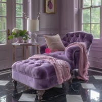 Canapé-lit de style décontracté Yicheng, de haute qualité et durable, pour chambre à coucher et salon, chaises en velours en vente