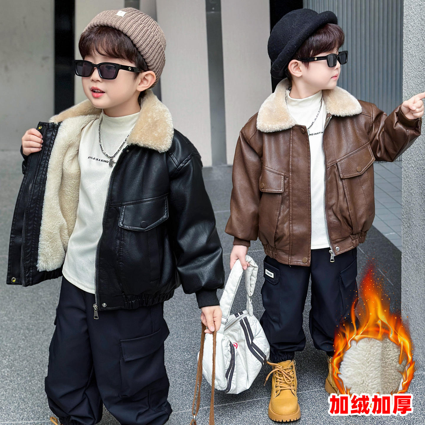 New Arrived Boys Coats Autumn Winter Fashion Children's Plus