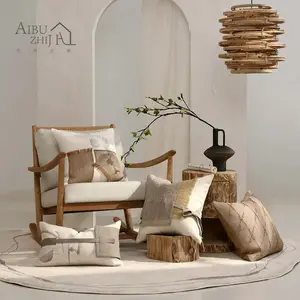 Capa para almofada aibuzhijia, capa de sofá de design abstrato original, vila, hotel, quarto, sala de estar, capa de almofada, travesseiros