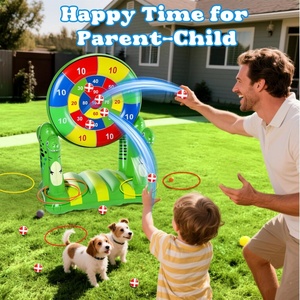 PVC Inflatable Dinosaur Pool Float Toy 26.7*38.5 Inch for <b>Kids</b> Dart Board Hoop <b>Ring</b> Toss Outdoor Water Game Cool Pool Yard Party - Product Image 5