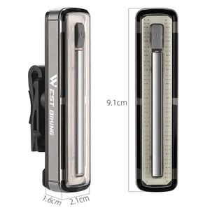 ชุดไฟ LED แบบกำหนดเองของ WEST BIKING สำหรับการขี่จักรยานกลางคืน อุปกรณ์เสริมสำหรับจักรยานดัดแปลง พร้อมแหล่งจ่ายไฟแบตเตอรี่สำหรับรถจักรยานยนต์ - Product Image 3