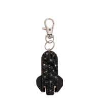 Ouvre-boîte multifonction portable en plastique avec strass, style luxe léger, best-seller transfrontalier, avec lampe torche intégrée et porte-clés