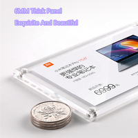 Acrylique Mobile Téléphone Magasin De Détail Présentoir Carte Signe Titulaire Prix Étiquette Porte-Étiquette pour Ordinateur De Bureau