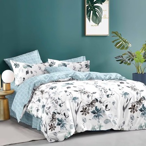 Tùy Chỉnh 100% Polyester Nặng 105gsm 110gsm 115gsm 120gsm Màu Hồng Màu Xanh Màu Xanh Màu Xanh Nữ Hoàng Cặp Song Sinh Chăn <span class=keywords><strong>Comforter</strong></span> Bộ - Product Image 1