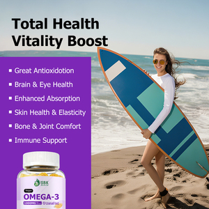 Private Label Vegan Omega 3 Softgels Further Enhances Function Bone Strength Powerful Antioxidant Skin Health - Product Image 6