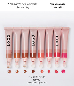 Trucco viso spremere tubo <span class=keywords><strong>morbido</strong></span> per rossetto liscio alta pigmento contorno opaco liquido fard Logo personalizzato - Product Image 4