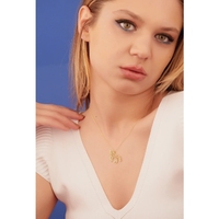 Le plus populaire à la mode collier équestre en acier inoxydable pas fané populaire Origami cheval collier cheval amant cadeau