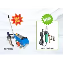 Pistolet chauffant automatique en plastique PVC vinyle bannière souffleur bâche tissu flexible Machine de soudage à Air chaud soudeur scellage Machine de soudage - Product Image 5