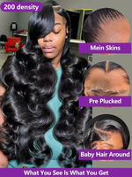 2025 Double Drawn brut cheveux vietnamiens lâche vague de corps perruque cuticule aligné fournisseur réputé acheter en vrac sans colle dentelle frontale perruque