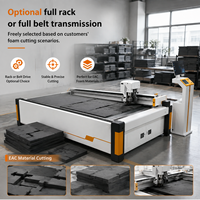 Machine de découpe automatique de panneaux acoustiques CNC avec couteau oscillant, découpeuse numérique pour mousse insonorisante et matériaux isolants