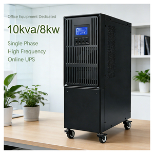 케화 <span class=keywords><strong>UPS</strong></span> 납산 및 리튬 배터리 호환 10kVA 고주파 <span class=keywords><strong>UPS</strong></span>, 유연한 사무실 백업 비상 전원용 - Product Image 1