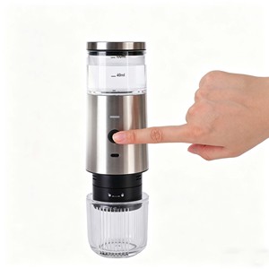 <b>Portable</b> Capsule and <b>Coffee</b> Powder 2 in 1 USB Rechargeable Machine <b>Maker</b> With 100ml Water Stainless Steel Construction a - Product Image 3