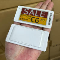 Étiquette de rayon électronique de 2,6 pouces avec affichage numérique du prix, BLE 5.0 et NFC, écran E-Ink, autonomie de la batterie de 5 à 7 ans