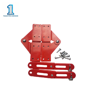 Kit <span class=keywords><strong>de</strong></span> Herrajes para Escalera en A, Componentes Metálicos Rojos + Juego Completo <span class=keywords><strong>de</strong></span> Tornillos |   Repuesto <span class=keywords><strong>de</strong></span> Escalera <span class=keywords><strong>de</strong></span> Diseño Industrial <span class=keywords><strong>de</strong></span> Alta Resistencia - Product Image 1