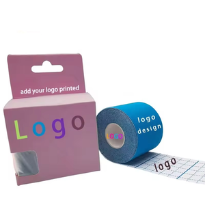 Cinta de Kinesiología OEM, Logotipo Personalizado, Impermeable, Transpirable, Cinta Deportiva para Músculos, Rollo Elástico de Algodón, Multicolores, Unisex - Product Image 1