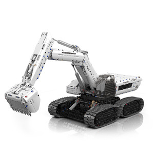 17079 Excavadora Eléctrica de Ingeniería con Control Remoto, Juguete Educativo de Construcción para Niños, Regalo de Cumpleaños - Product Image 1