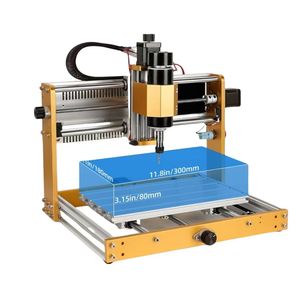 เครื่องเราเตอร์ไม้ CNC อลูมิเนียมทั้งตัว รุ่น 3018 Pro Max กำลัง 0.5KW 10W ระบบควบคุมเลเซอร์ Mach3 แกนหมุนเดี่ยว สำหรับงานกัด PCB ตัดไม้ รุ่นใหม่ - Product Image 5