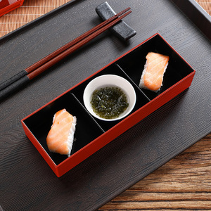 Platos de Servir Japoneses Compartimentados, Pequeños y Decorativos, para Comidas de Hotel y Uso en Restaurantes, Diseño de Color Sólido - Product Image 4