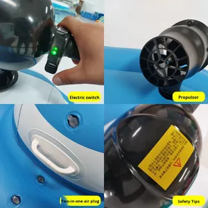 Vente en gros de jet-skis gonflables pour enfants, scooter aquatique électrique, étanche IPX7, capacité de charge de 100 kg, livraison rapide - Product Image 4