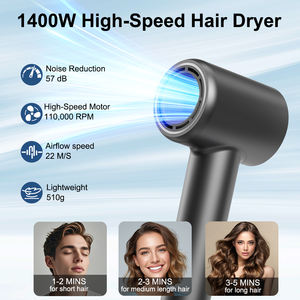 Nuovo Asciugacapelli Professionale da Salone 110000 RPM, Set Asciugacapelli Ionico per Hotel, Macchina Asciugacapelli da Salone - Product Image 3