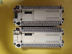 FX2N-64MR-001 PLC คอนโทรลเลอร์ลอจิกแบบตั้งโปรแกรมได้ โมดูลควบคุมอุตสาหกรรม รีเลย์เอาต์พุต แหล่งจ่ายไฟ 24V ผ่านการทดสอบการทำงาน - Product Image 1