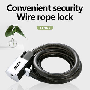 SENDE vélo serrure antivol vtt vélo de route fil d'acier chaîne serrure moto casque vélo pliant <span class=keywords><strong>Scooter</strong></span> électrique <span class=keywords><strong>cadenas</strong></span> - Product Image 2