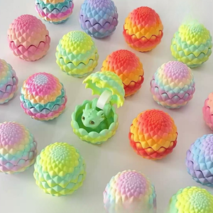 Luckykoo Originality3D Printed Dragon <b>Egg</b> <b>Toy</b> Model Creative Decompression Movable Children's Animal & Dinosaur Product - Product Image 1