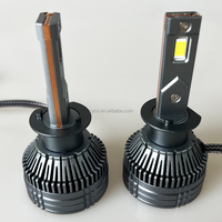 G90 H1 100W 18000LM LED Chip Ampoule de moto CSP 6000K Température de couleur Aluminium Kit de conversion de phare antibrouillard de voiture 12V