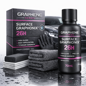Recubrimiento Cerámico de Grafeno GRAPHONEX Serie Surface Graphonix 26H, Fácil Aplicación, 60um de Grosor, Tolerancia de PH2-12, para Pintura de Automóviles - Product Image 3