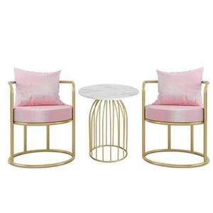 Home Modern Dining <b>Chair</b> with Stainless Steel Frame and Comfortable Cushion <b>Living</b> <b>Room</b> Lounge <b>Chair</b> - Product Image 5
