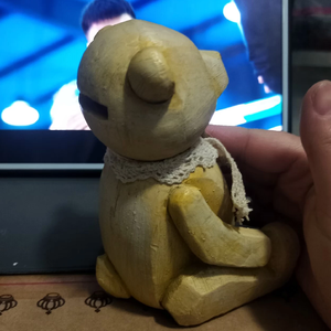 Bufanda Oso Adornos personalizados Bufanda Oso Figuras Invierno Artesanía Bufanda Oso Regalos - Product Image 4