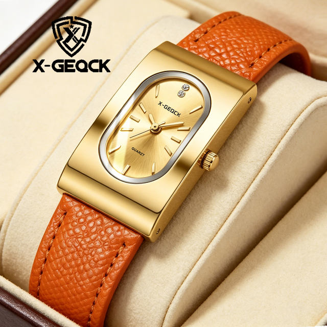 Light Luxury Classic Elegant Women's Watch Waterproof Leather Strap  High-quality Brand Customizable and Wholesalable