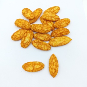 ขนมข้าวอบกรอบรูปใบหลิว รสบาร์บีคิว ขายดี สำหรับผู้ค้าส่งขนมขบเคี้ยว - Product Image 1