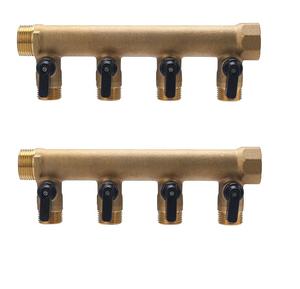 נקבה סעפת 20 x27 4 יציאות עם שסתומים 15 x21 ליבה psi 160 - Product Image 2