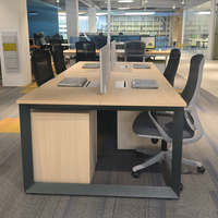 Moderne 4 6 8 Personne Bureau Poste De Travail Escritorio De Oficina Longue Table Bureau Poste De Travail Cloisons Bureau Bureau