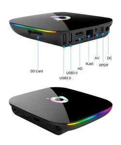 IHOMEMIX Q + スマートTVボックス6K <span class=keywords><strong>Android</strong></span> <span class=keywords><strong>9</strong></span>.0クアッドコアH.265 USB3.0 2.4G WiFi TVボックスセットトップボックスQプラス64GB - Product Image 6