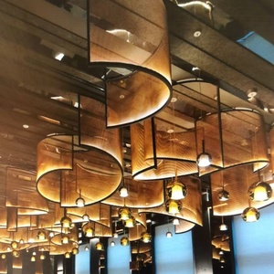 Designer <span class=keywords><strong>Foscarini</strong></span> Rayons lumière luxe fer art créatif cage à oiseaux restaurant bar salon étude lustre - Product Image 6