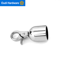 Capuchon à pampille en métal sans nickel pour fermoir à griffe de homard pivotant de sac à main, avec embouts de pampille personnalisés, accessoires de maroquinerie