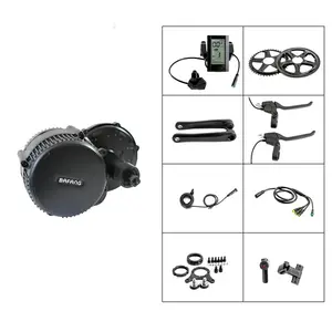 Bafang BBS02B 36V500W 48V 500W 48V750W BBS02 orta tahrik motoru 8fun elektrikli bisiklet bisiklet elektrikli bisiklet dönüşüm kiti