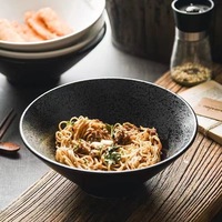 Bol à nouilles en porcelaine personnalisé, de 9 pouces, ramen japonais en céramique