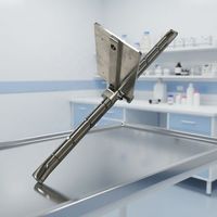Pièces détachées d'équipement médical personnalisées, supports en alliage d'aluminium usinés CNC