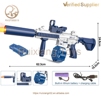 Pistola de Agua Eléctrica de Juguete para Exteriores, Unisex, de Alta Presión, con Luces, para Niños