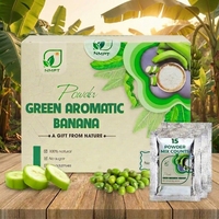 Authentiek Vietnamees groen bananenpoeder met mungboonmengsel, vitamine C, natuurlijke energieboost, OEM beschikbaar, NMPT-fles