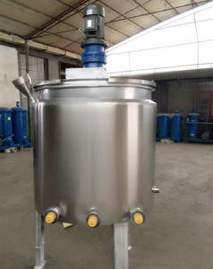 Reaktor Tangki Pengaduk Kontinu Baja Tahan Karat Berjaket Kimia Cstr Tangki Pengaduk Pemanas Listrik Baja Tahan Karat 500L 1000L - Product Image 4